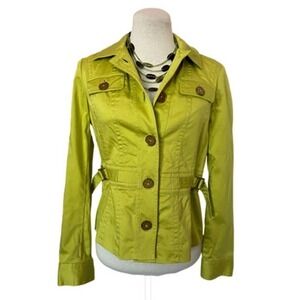 Jones New York Lime Green Jacket l Size S Petite